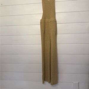 Free People Beach Tan Knit Romper